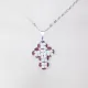 Small Cross - Adena-Silver Chain - 1